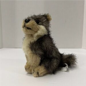 Defenders of Wildlife Kidsplanet Wolf Pup Plush Stuffed Animal Realistic 6”